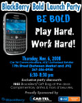 Details on BlackBerry Bold Launch Party