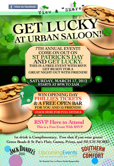 Get Lucky at Urban Saloon!