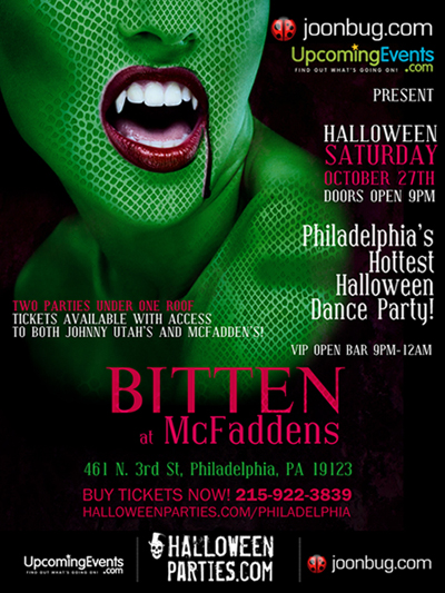 Details on BITTEN:  Philly's Hottest Halloween Dance Party!