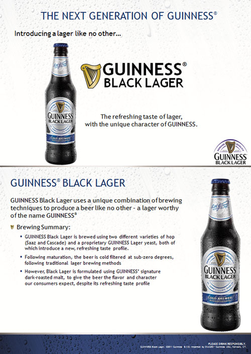 Guinness Black Lager