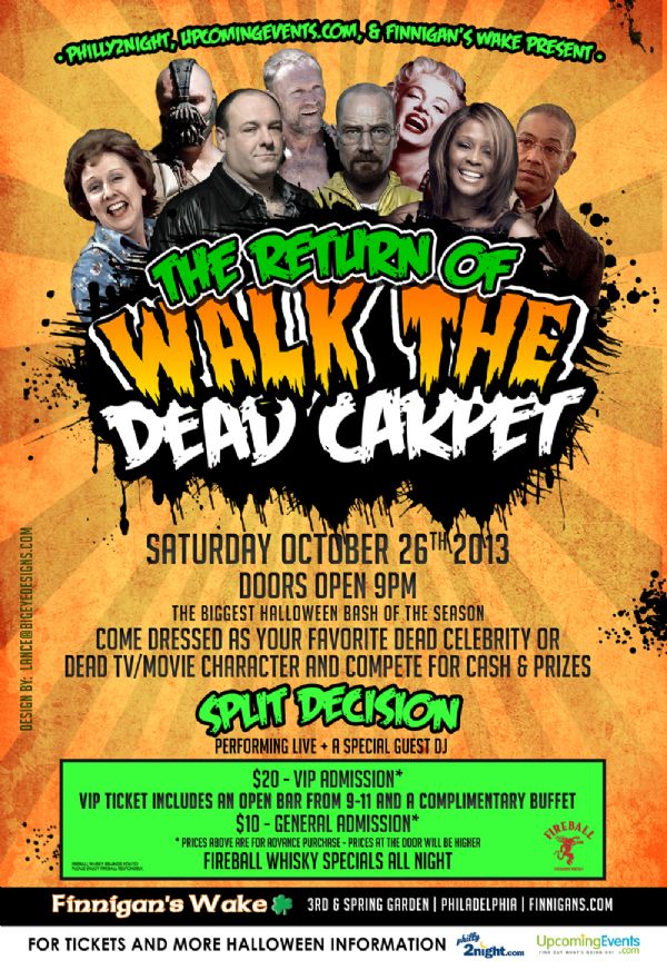 Walk the Dead Carpet at Finnigan's Wake