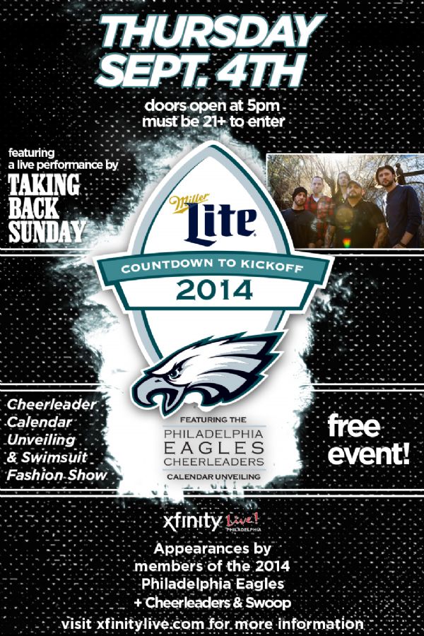 Details on Miller Lite and Eagles Countdown To Kickoff