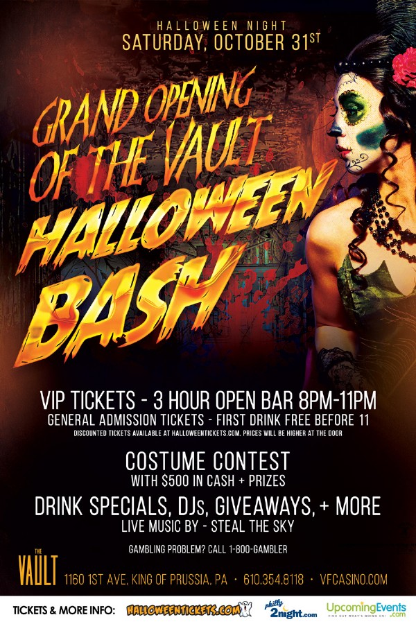 Details on Halloween Bash - The Grand Opening of The Vault