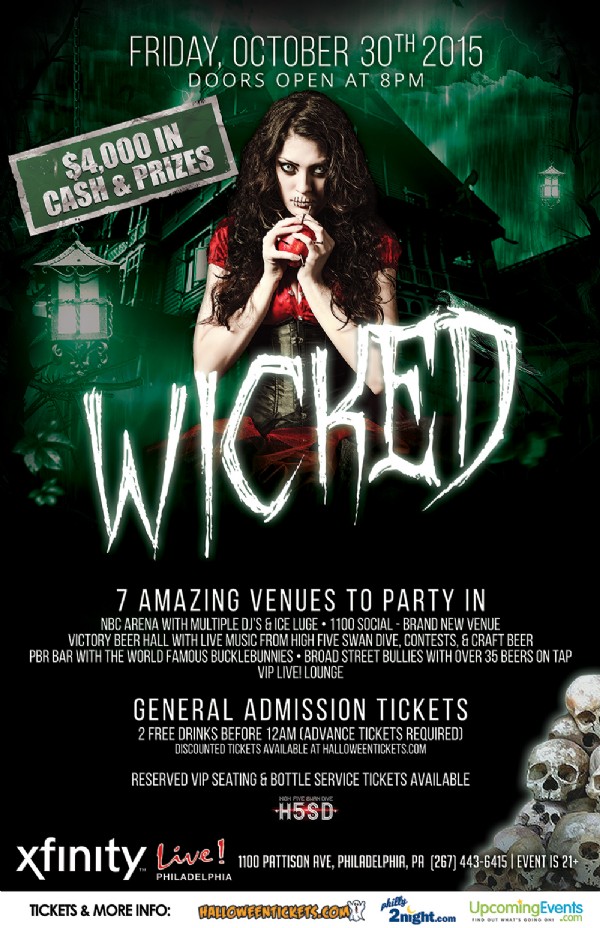 Details on WICKED: 7 Evil Parties Under One Roof