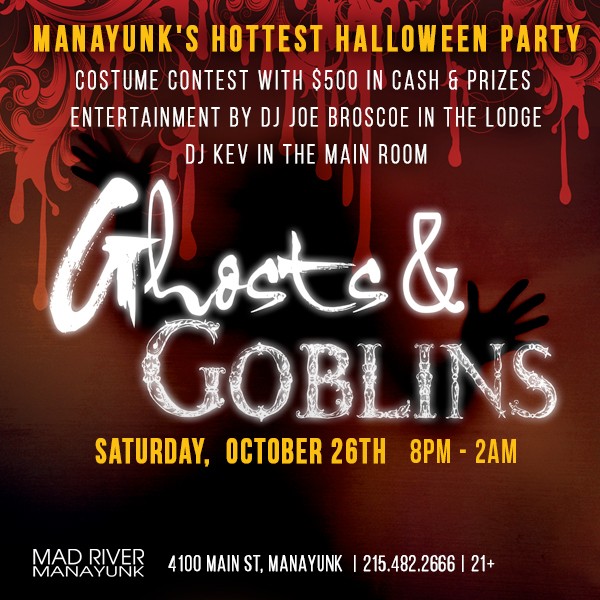 Details on 12th Annual Ghosts & Goblins Halloween Party in Manayunk